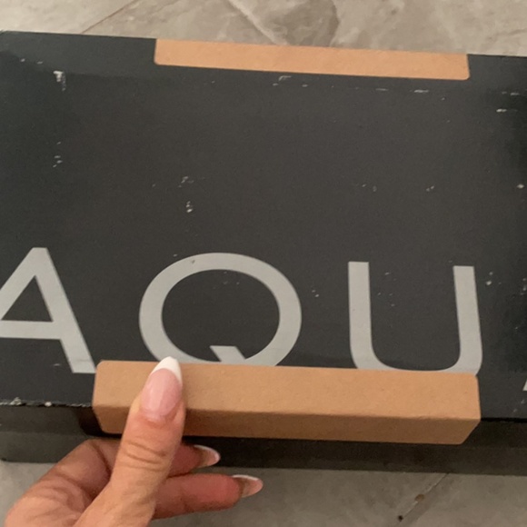 AQUA NEON ORANGE WEAVED HEEL / BRAND NEW NEVER WORN - Picture 4 of 5